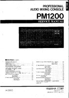 Yamaha PM-1200 - Service Manual 